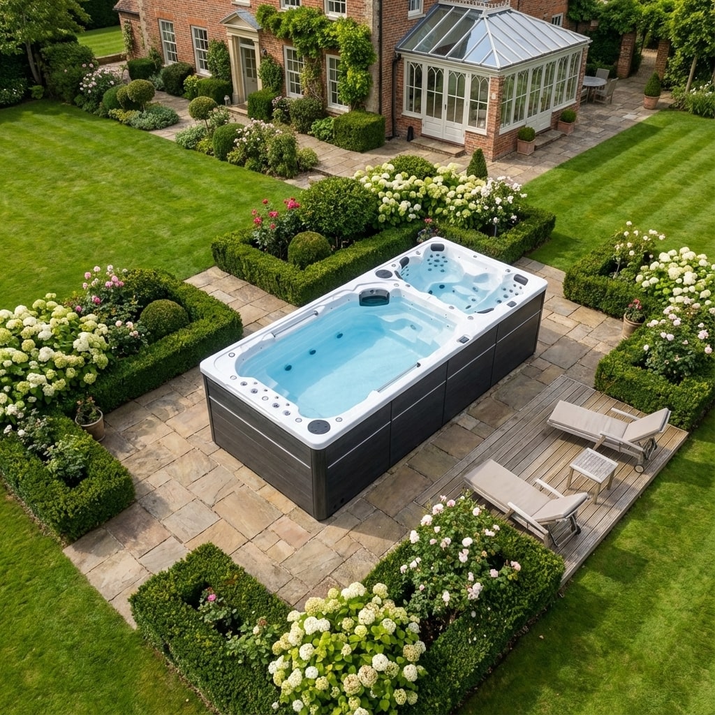 Vesta 5.8m swim spa by H2O Hot Tubs