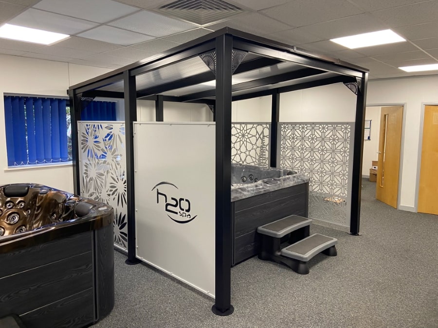 hot tub gazebo enclosure