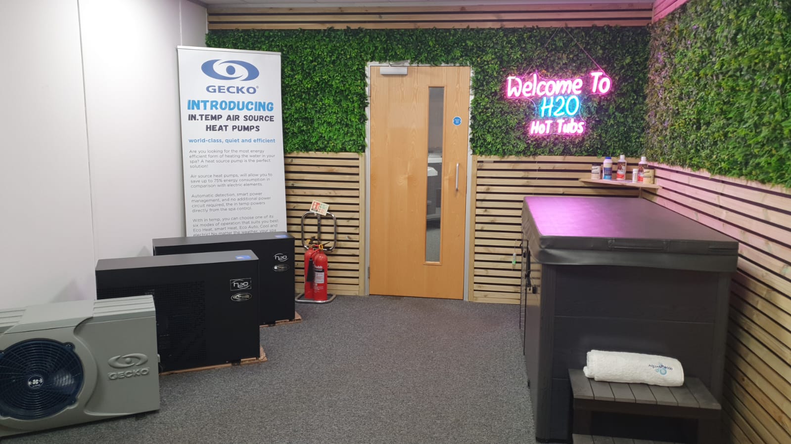 hot tub showroom in the east midlands
